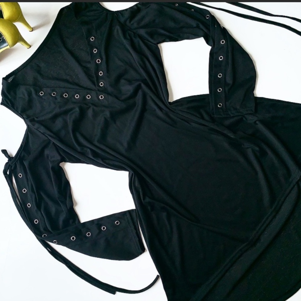 Black High Low Dress